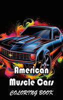 American Muscle Cars Coloring Book for Adult