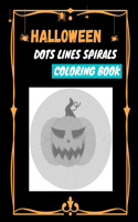 Halloween Dots Lines Spirals Coloring Book