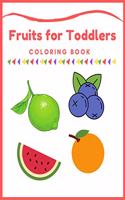 Fruits for Toddlers Coloring Book
