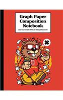 Graph Paper Composition Notebook Quad Rule 5x5 Grid Paper - 150 Sheets (Large, 8.5 x 11"): Super Beaver