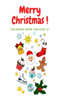 Merry Christmas: 30 coloring pages for little kids