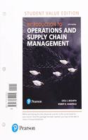 Introduction to Operations and Supply Chain Management, Student Value Edition Plus Mylab Operations Management with Pearson Etext -- Access Card Package
