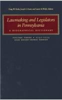 Lawmaking and Legislators in Pennsylvania