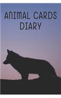 Animal Cards Diary