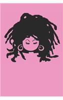 Natural Hair Dreadlock Girl Notebook/Journal 1