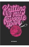 Knitting Sport Notebook