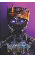 Black Panther: Avengers Big Cat Book Organize Notes, Ideas, Follow Up, Project Management, 6" x 9" (15.24 x 22.86 cm) - 120 Pages - Durable Soft Cover - Wide Ruled