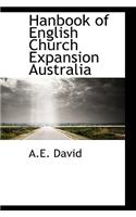 Hanbook of English Church Expansion Australia