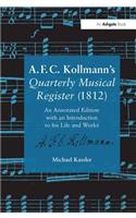 A.F.C. Kollmann's Quarterly Musical Register (1812)