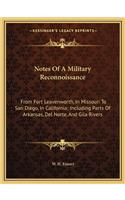 Notes Of A Military Reconnoissance
