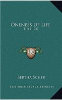 Oneness of Life