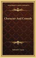 Character and Comedy