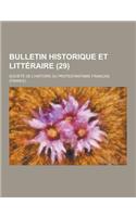 Bulletin Historique Et Litteraire (29)