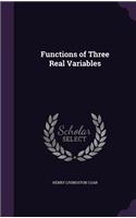 Functions of Three Real Variables