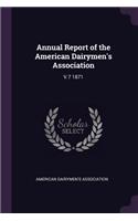 Annual Report of the American Dairymen's Association