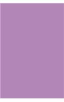 Journal African Violet Color Simple Plain African Violet: (Notebook, Diary, Blank Book)