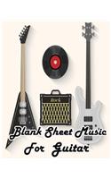 Blank Sheet Music For Guitar