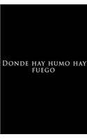 Donde hay humo, hay fuego