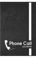 Phone Call Log Book