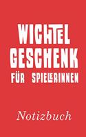 Wichtelgeschenk für Spielerinnen Notizbuch