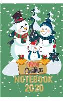 Merry Christmas Notebook 2020: Notebook / Journal Gift (6x9 - 110 pages)