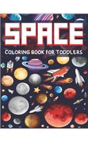 Space Coloring Book for Toddlers