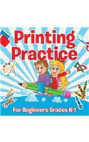 Printing Practice For Beginners Grades K-1