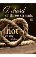 A Chord of Three Strands Is Not Easily Broken