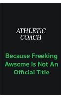 Athletic Coach because freeking awsome is not an official title: Writing careers journals and notebook. A way towards enhancement