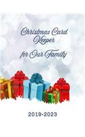 Christmas Card Keeper for our Family: 2019-2023