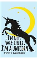 Unicorn Diary & Notebook: 120-page Lined Writing Journal / Notebook to Use at School and Home - A Cute Gift for all Children, Girls and Boys (120 pages - 5.25x8 Inches / Ligh