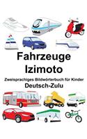 Deutsch-Zulu Fahrzeuge/Izimoto Zweisprachiges Bildwörterbuch für Kinder: (Freebilingualbooks.com)