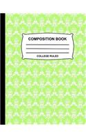 College Ruled Composition Book