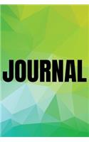 Polygonal Abstract Geometric Background Lined Writing Journal Vol. 19: Promoting Creativity Through Journaling...One Day at a Time(19 Geometric)