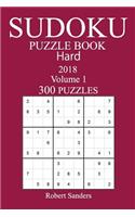 300 Hard Sudoku Puzzle Book - 2018