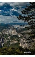 Yosemite: National Parks of the United States, National Park in California- 6'' X 9'' Lined Notebook- Work Book, Planner, Journal, Diary 120 Pages