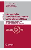 Interoperability and Open-Source Solutions for the Internet of Things: International Workshop, Fp7 Openiot Project, Held in Conjunction with Softcom 2014, Split, Croatia, September 18, 2014, Invited Papers