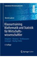 Klausurtraining Mathematik Und Statistik Für Wirtschaftswissenschaftler