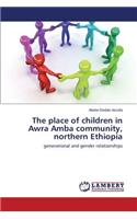 Place of Children in Awra Amba Community, Northern Ethiopia