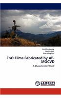 ZnO Films Fabricated by AP-MOCVD