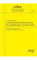 Landesplanerische Beurteilung Des Grossflachigen Einzelhandels