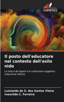 posto dell'educatore nel contesto dell'asilo nido