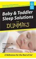 Baby & Toddler Sleep Solutions For Dummies