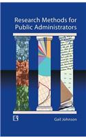Research Methods for Public Administrators