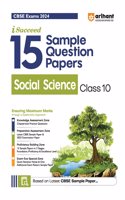 Arihant CBSE Sample Question Papers Class 10 Social Science Book for 2024 Board Exam