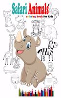 Safari Animals coloring book for kids