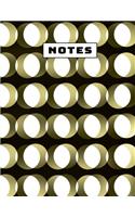 Off-Center Circle Design Notebook