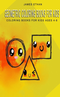 Geometric coloring books for kids