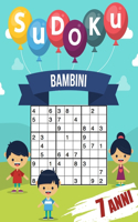 sudoku bambini 7 anni: giochi da giocare con la famiglia, 200 griglie a tre livelli con istruzioni e soluzioni, regalo per ragazzo e ragazza