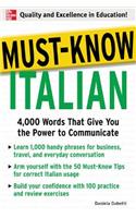 Must-Know Italian